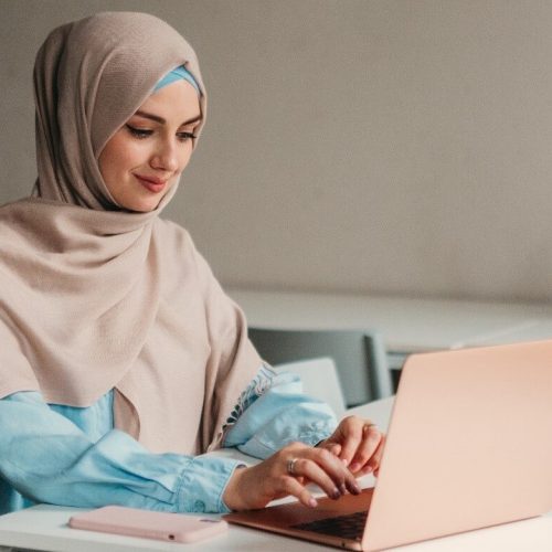 Women working on laptop